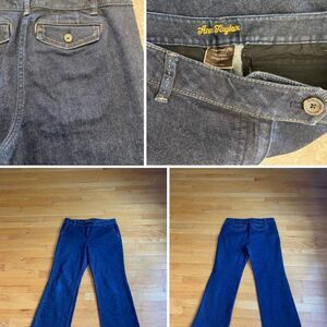 Ann Taylor womens original fit bootcut jeans sz 12p Margo waist blue jeans Y2K